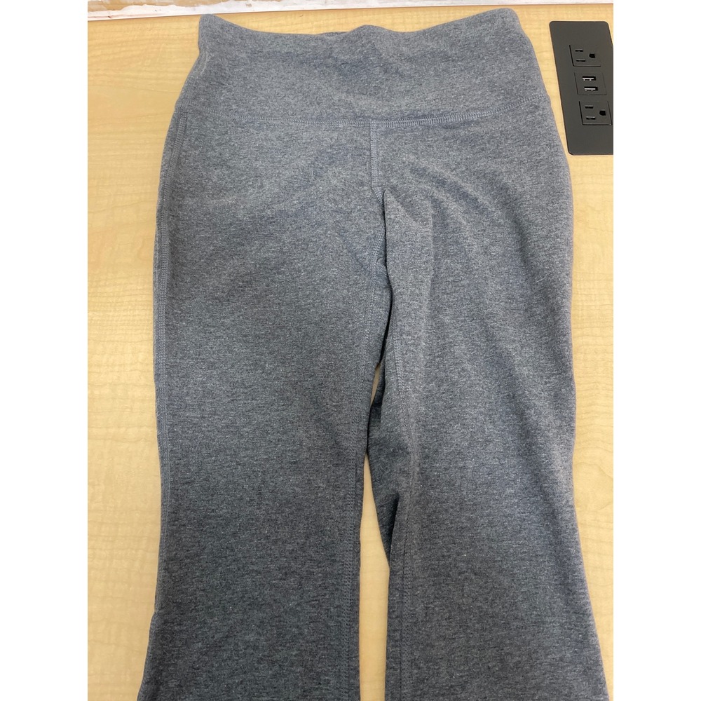 Athletic Works DriWorks Gray Yoga Pants XS 0-2 High Rise Bootcut Leggings